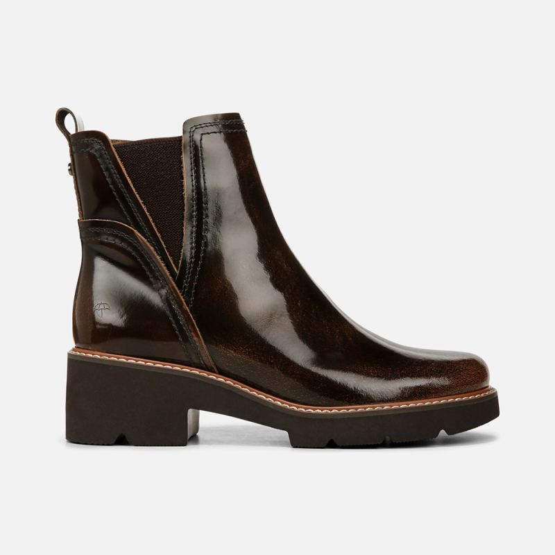 Naturalizer Women's Darry Bootie - English Tea Brown Leather