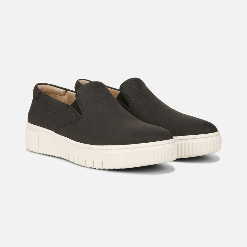 Naturalizer Women's Soul Tia Slip On Sneaker - Black Synthetic