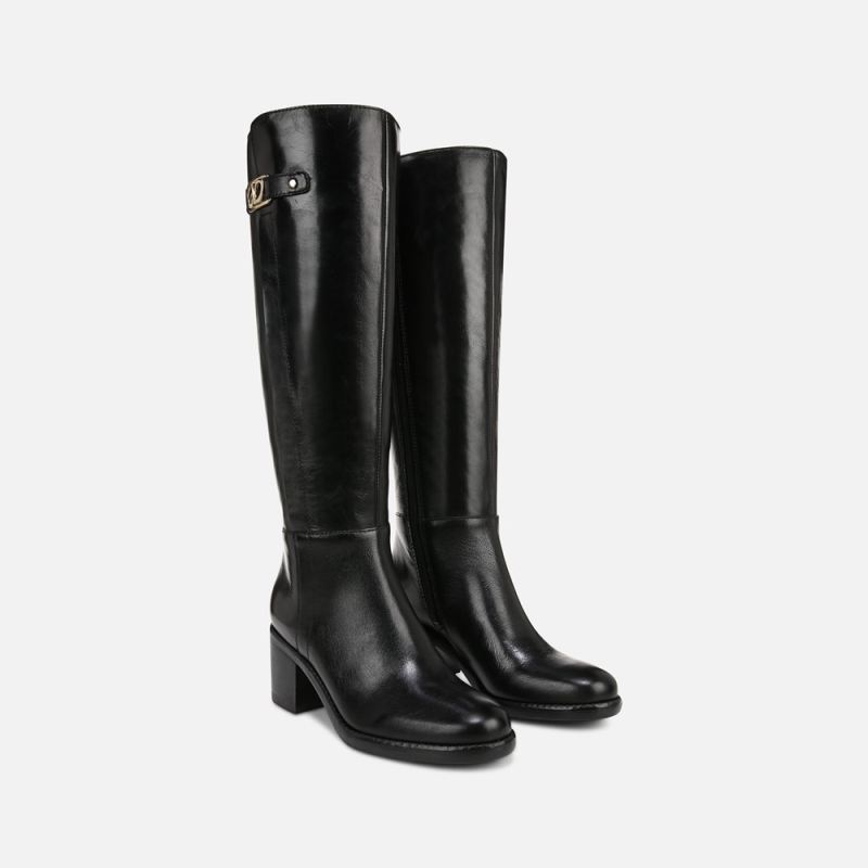 Naturalizer Women's Fannie Knee High Boot - Black Leather