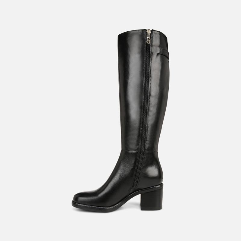 Naturalizer Women's Fannie Knee High Boot - Black Leather