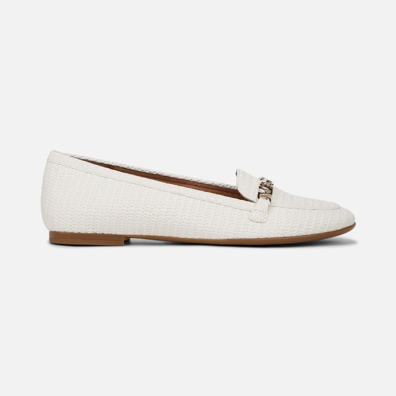 Naturalizer Women's Jemi Loafer - White Woven Fabric