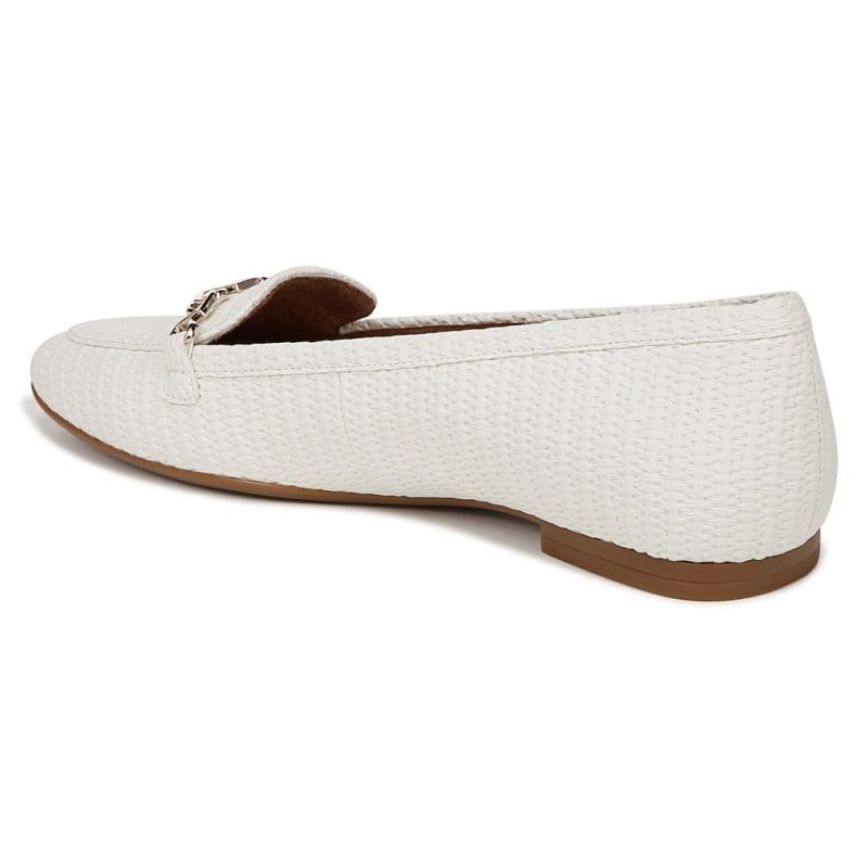 Naturalizer Women's Jemi Loafer - White Woven Fabric