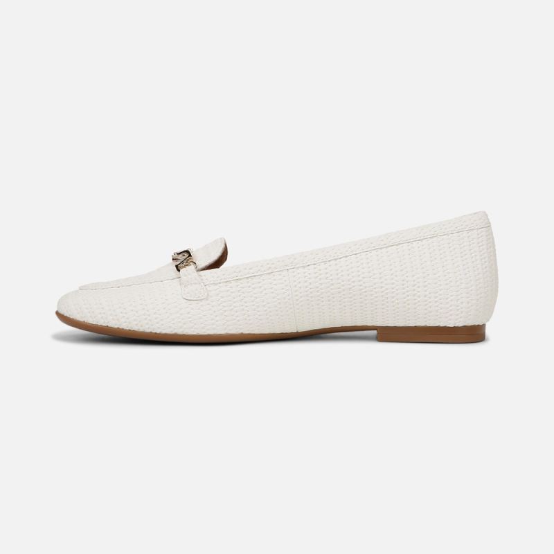 Naturalizer Women's Jemi Loafer - White Woven Fabric
