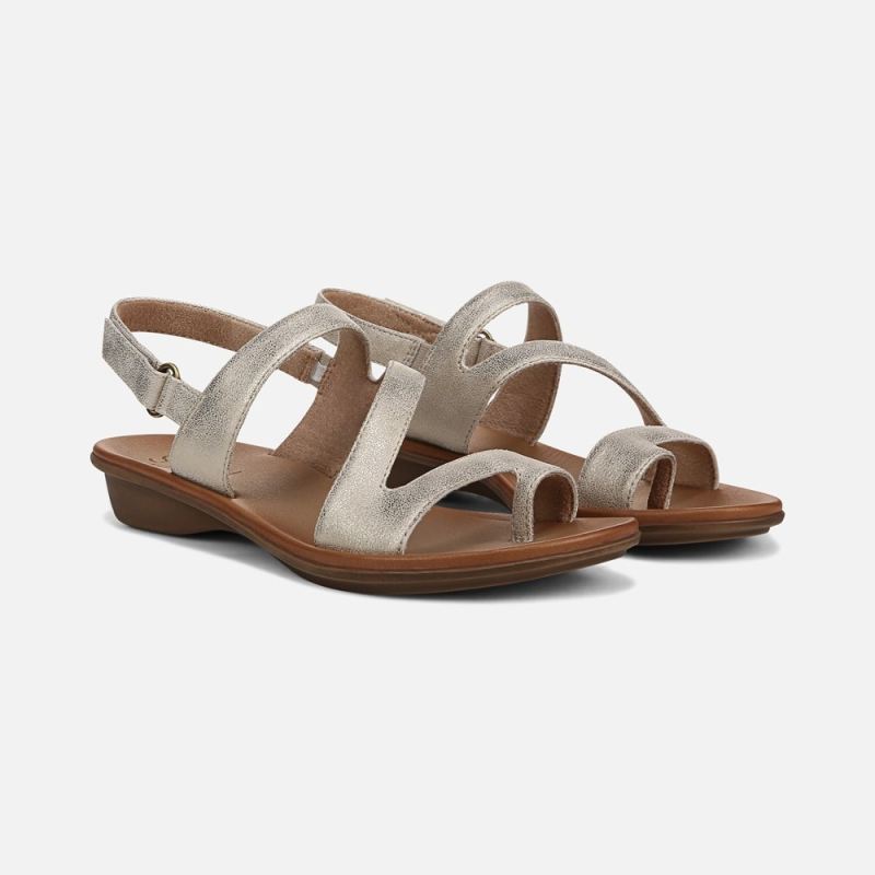 Naturalizer Women's Soul Shakina Sandal - Gold Faux Leather