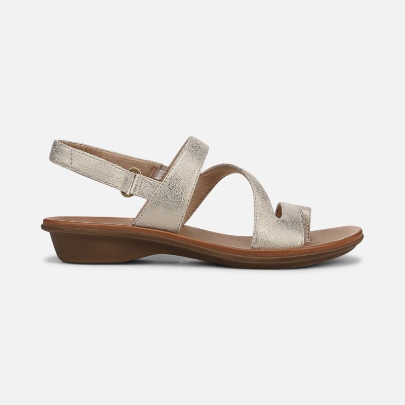 Naturalizer Women's Soul Shakina Sandal - Gold Faux Leather