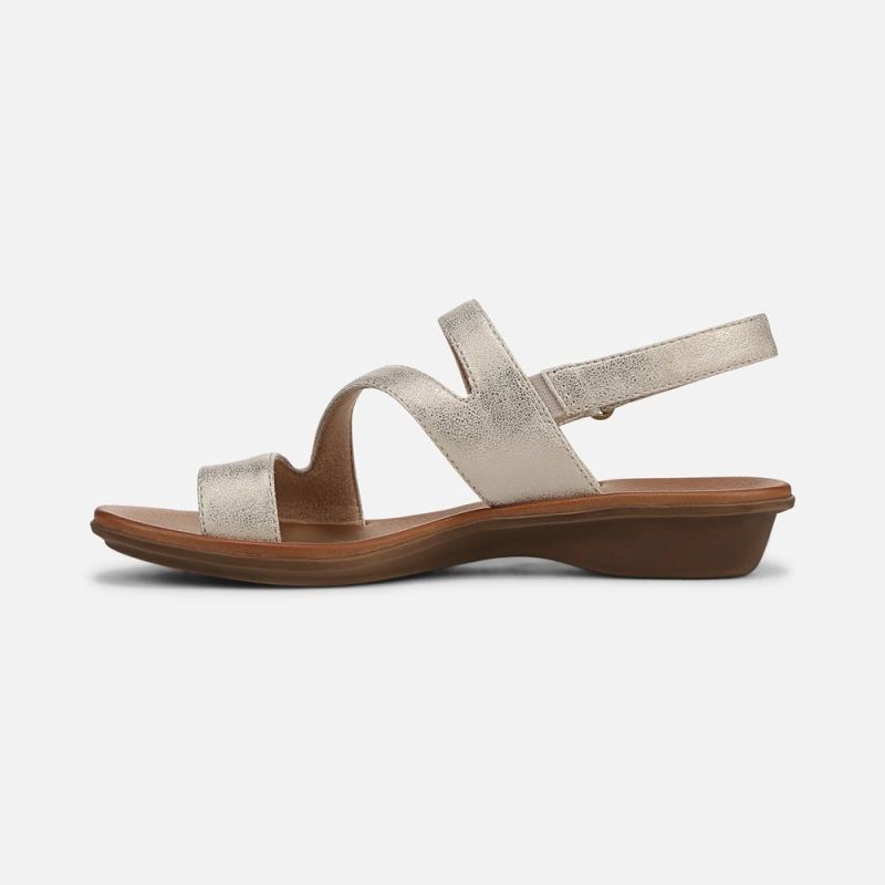 Naturalizer Women's Soul Shakina Sandal - Gold Faux Leather