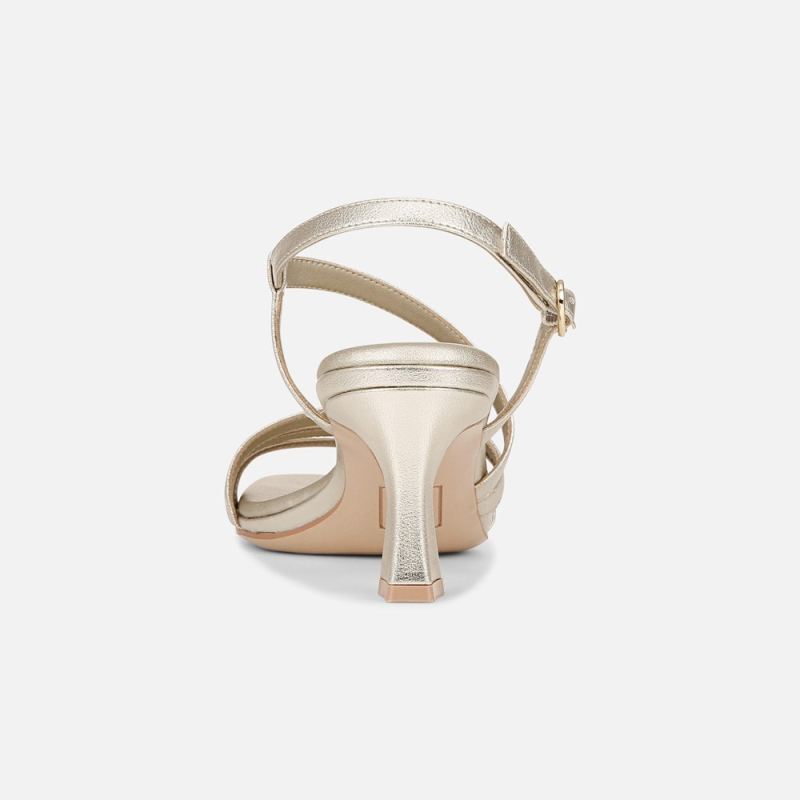 Naturalizer Women's Galaxy Dress Sandal - Champagne Faux Leather