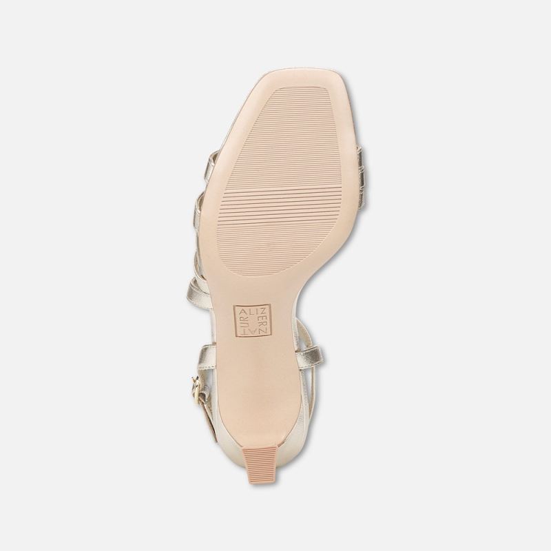 Naturalizer Women's Galaxy Dress Sandal - Champagne Faux Leather