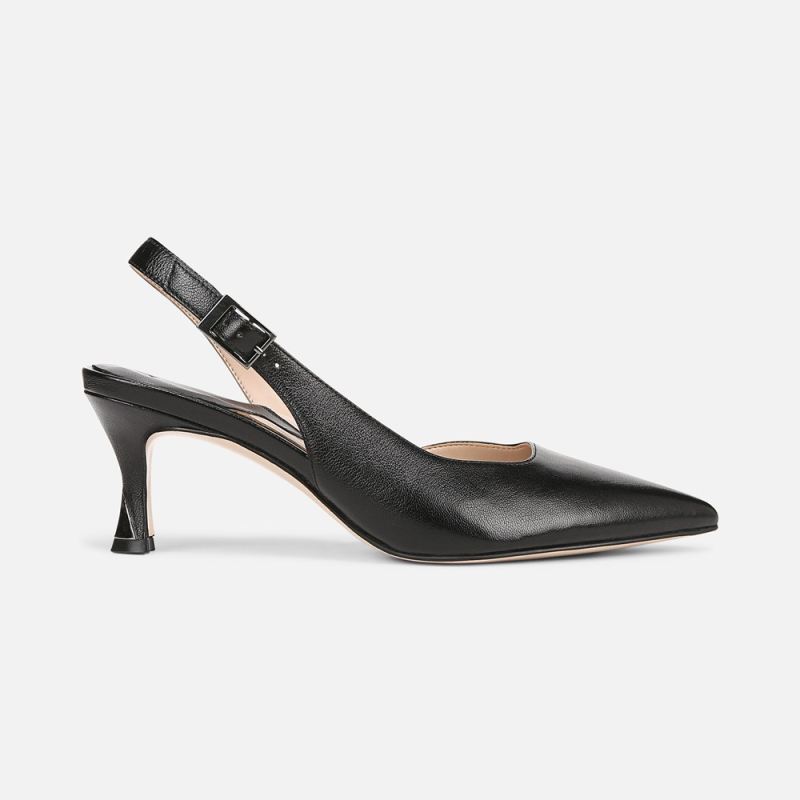 Naturalizer Women's 27 EDIT Felicia 4 Slingback Dress Shoe - Black Leather