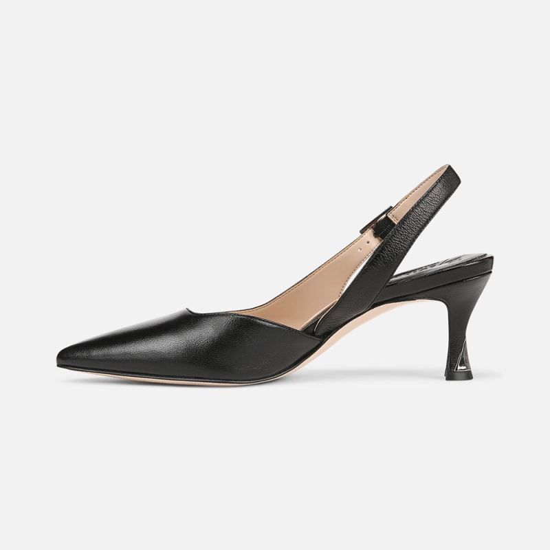 Naturalizer Women's 27 EDIT Felicia 4 Slingback Dress Shoe - Black Leather
