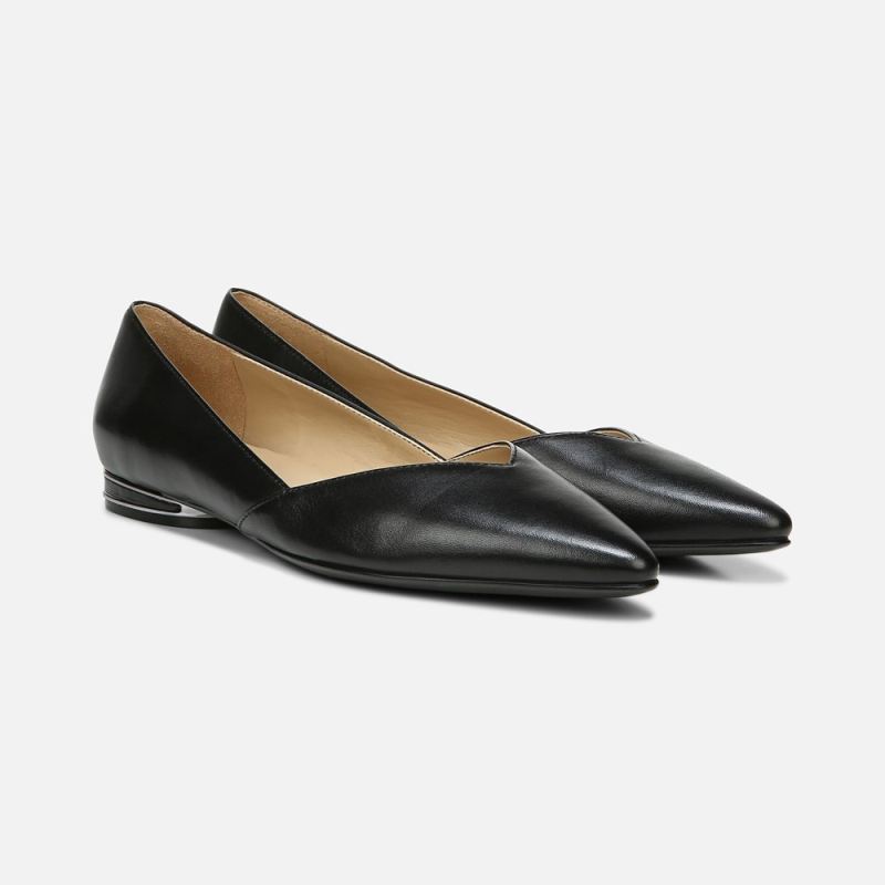 Naturalizer Women's Havana Flat - Black Leather
