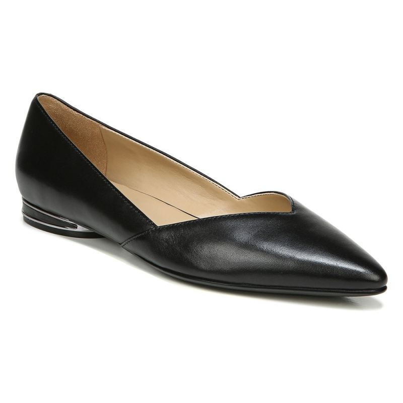 Naturalizer Women's Havana Flat - Black Leather