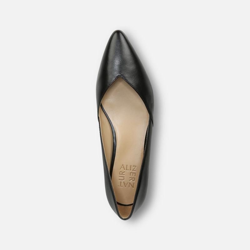 Naturalizer Women's Havana Flat - Black Leather