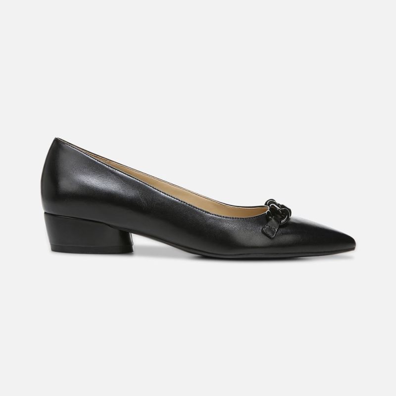 Naturalizer Women's Becca Flat - Black Leather
