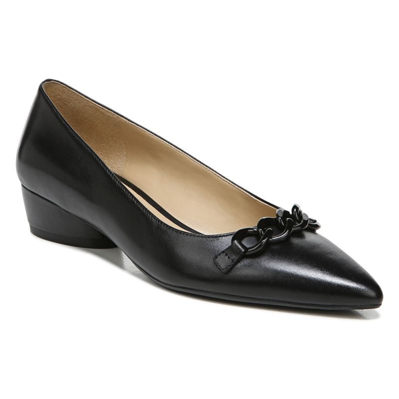 Naturalizer Women's Becca Flat - Black Leather
