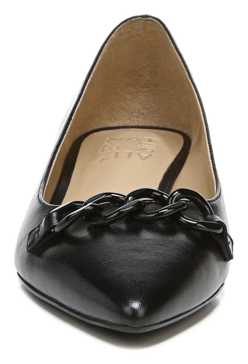 Naturalizer Women's Becca Flat - Black Leather