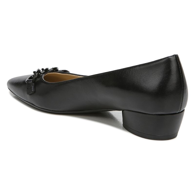 Naturalizer Women's Becca Flat - Black Leather