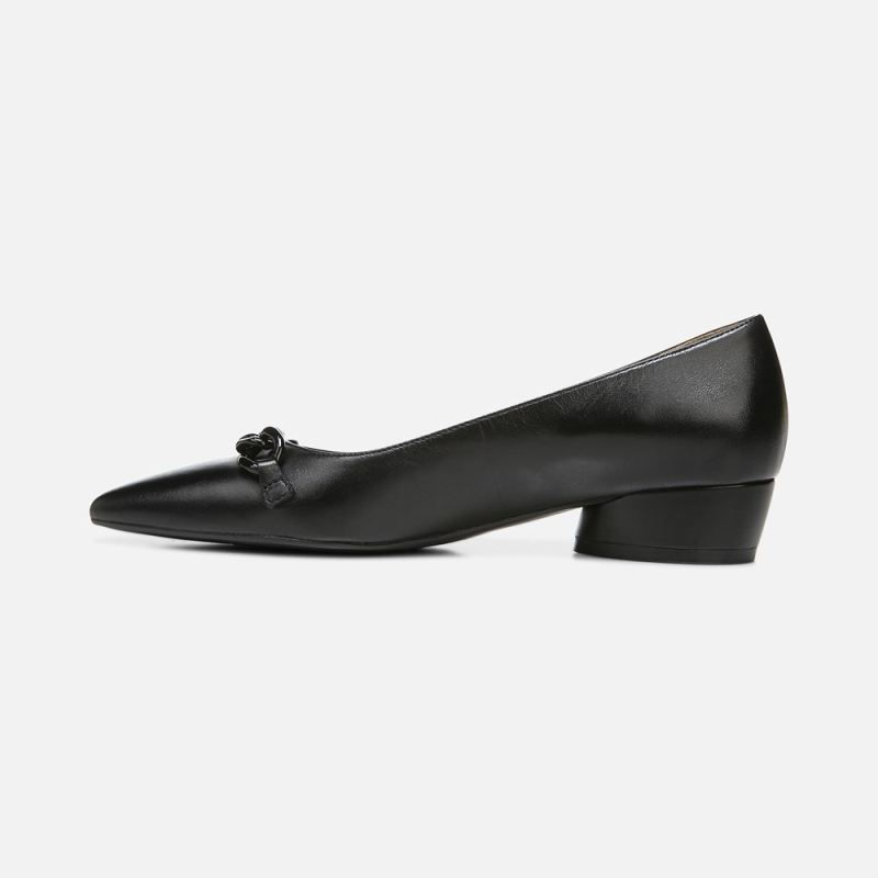 Naturalizer Women's Becca Flat - Black Leather