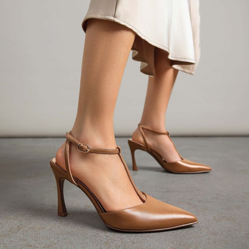 Naturalizer Women's Astrid Pump - Café Leather