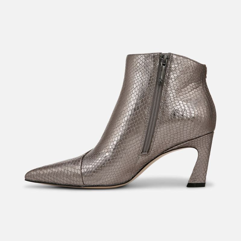 Naturalizer Women's 27 EDIT Esme Bootie - Silver Leather