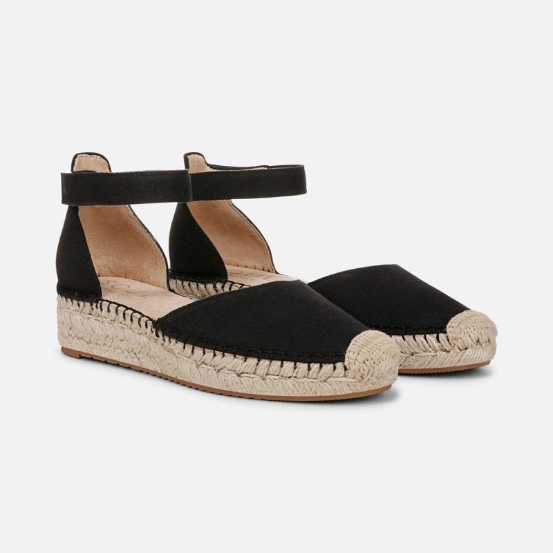 Naturalizer Women's SOUL Wren Espadrille - Black Canvas