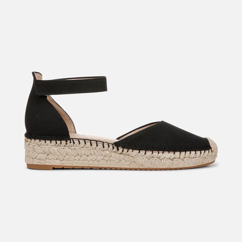 Naturalizer Women's SOUL Wren Espadrille - Black Canvas