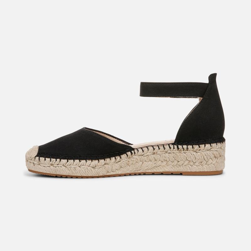 Naturalizer Women's SOUL Wren Espadrille - Black Canvas
