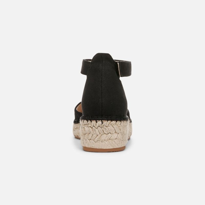 Naturalizer Women's SOUL Wren Espadrille - Black Canvas