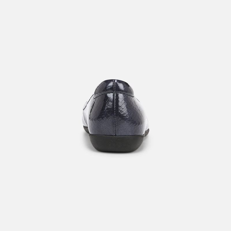 Naturalizer Women's Vivienne Flat - Midnight Blue Faux Leather