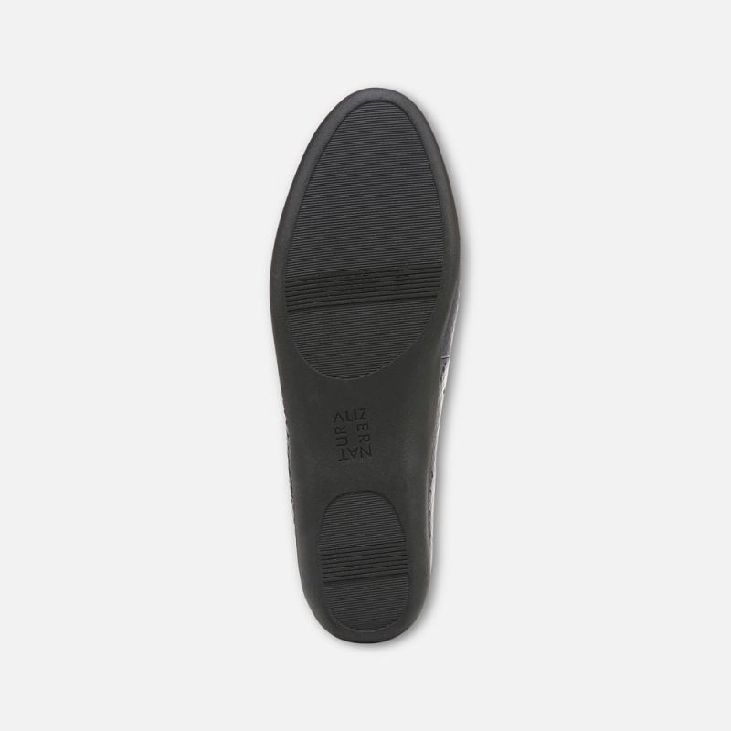 Naturalizer Women's Vivienne Flat - Midnight Blue Faux Leather