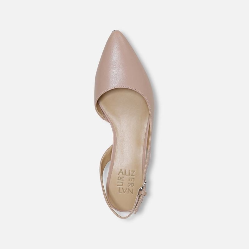Naturalizer Women's Banks Pointed Toe Flat - Opal Leather