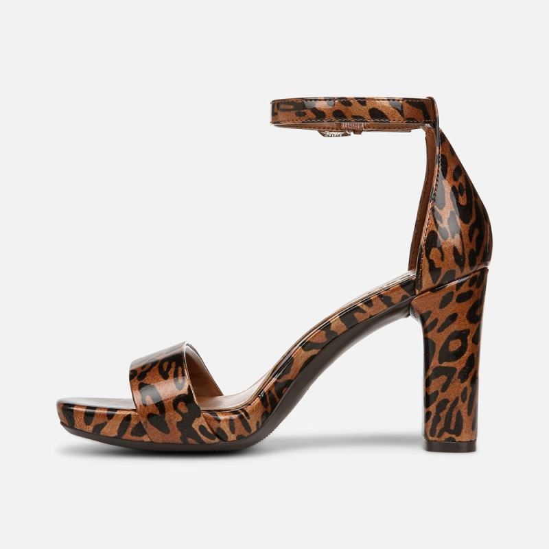 Naturalizer Women's Joy Dress Sandal - Leopard Print Faux Leather