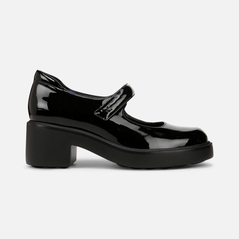 Naturalizer Women's Amanda Mary Jane - Black Patent Faux Leather