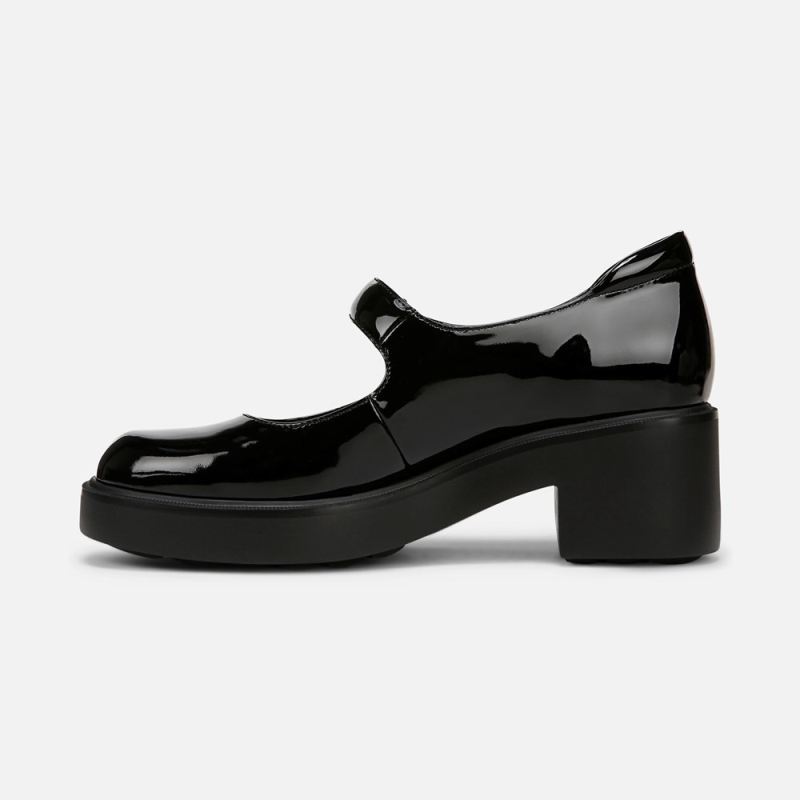 Naturalizer Women's Amanda Mary Jane - Black Patent Faux Leather