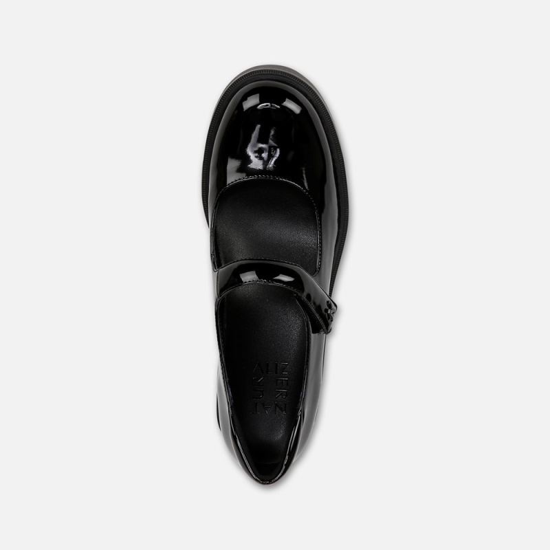 Naturalizer Women's Amanda Mary Jane - Black Patent Faux Leather
