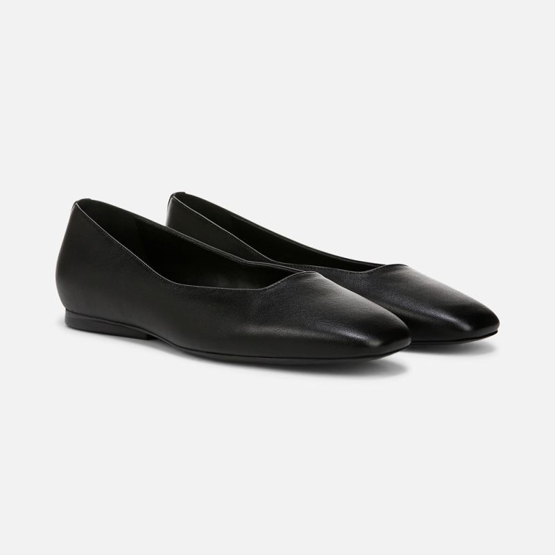 Naturalizer Women's Chelsea Ballet Flat - Black Leather