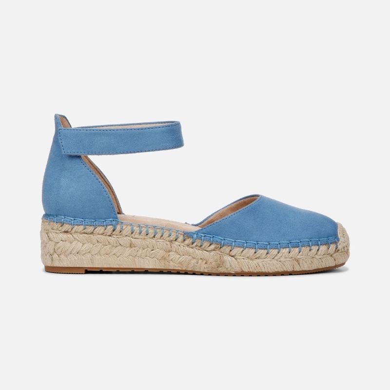 Naturalizer Women's SOUL Wren Espadrille - Linen Blue Fabric