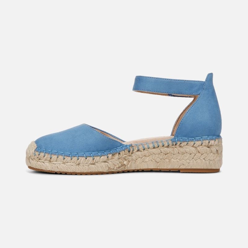 Naturalizer Women's SOUL Wren Espadrille - Linen Blue Fabric