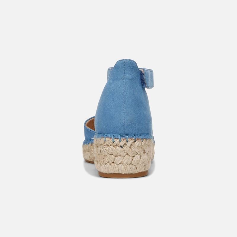 Naturalizer Women's SOUL Wren Espadrille - Linen Blue Fabric