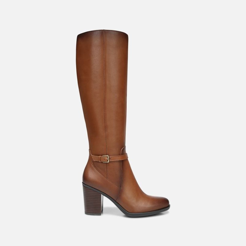 Naturalizer Women's Kalina Narrow Calf Knee High Boot - Cider Leather