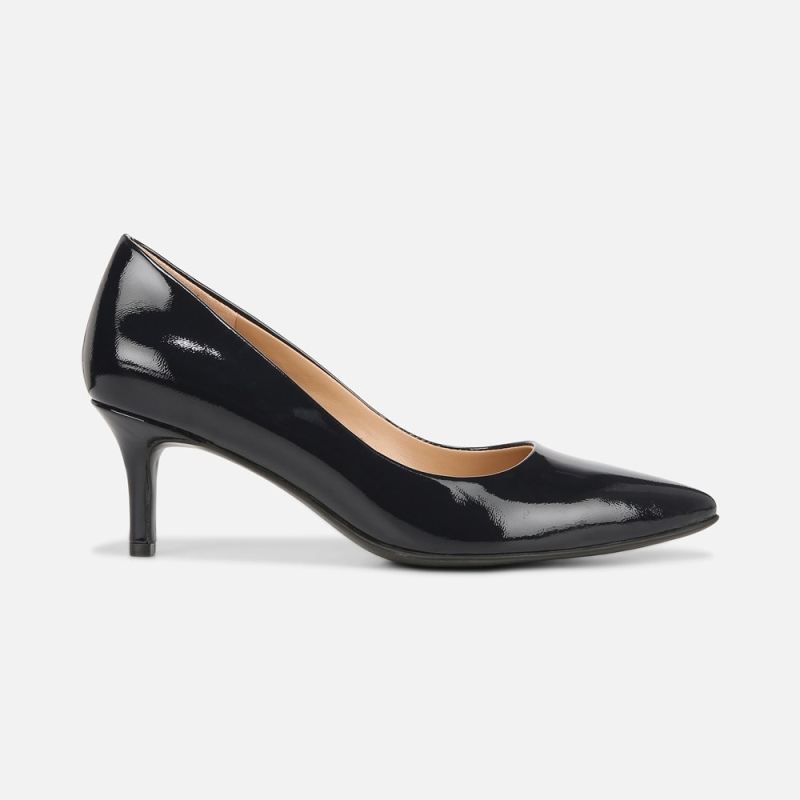 Naturalizer Women's Everly Pump - French Navy Leather