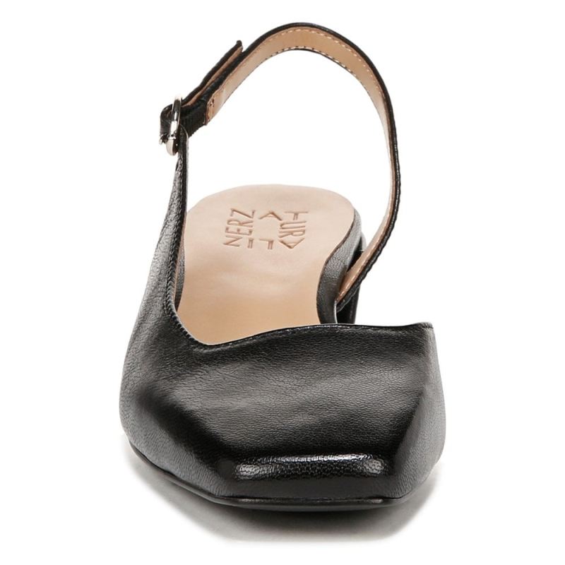 Naturalizer Women's Jayla Slingback Pump - Black Leather