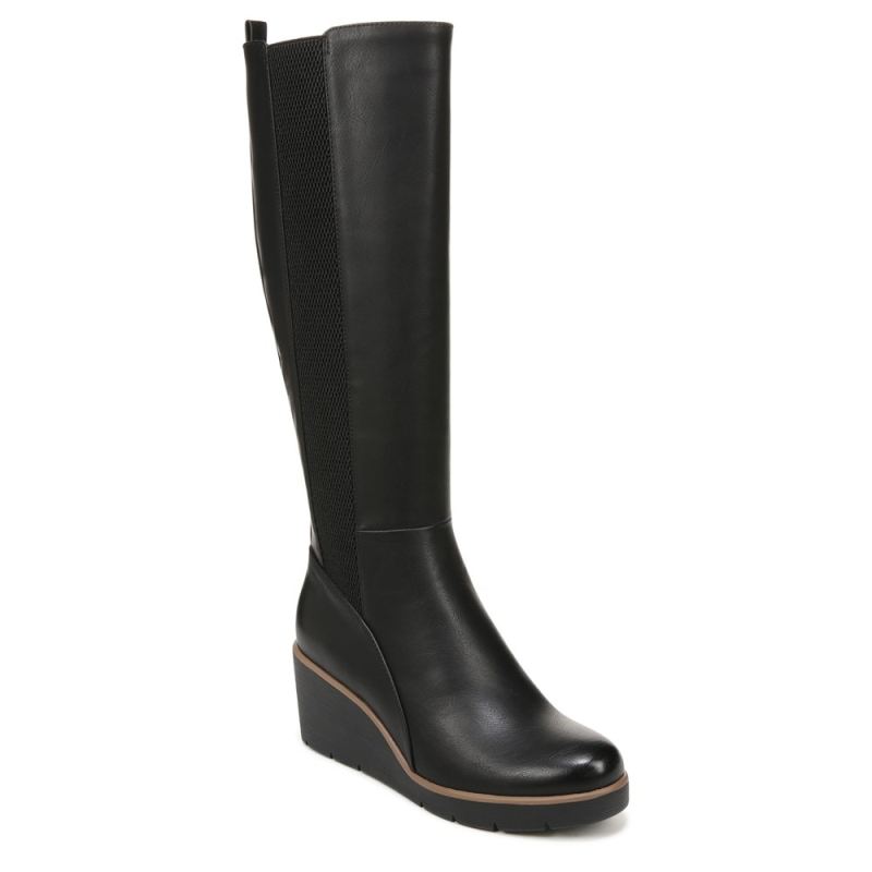 Naturalizer Women's SOUL Adrian Knee High Boot - Black Synthetic