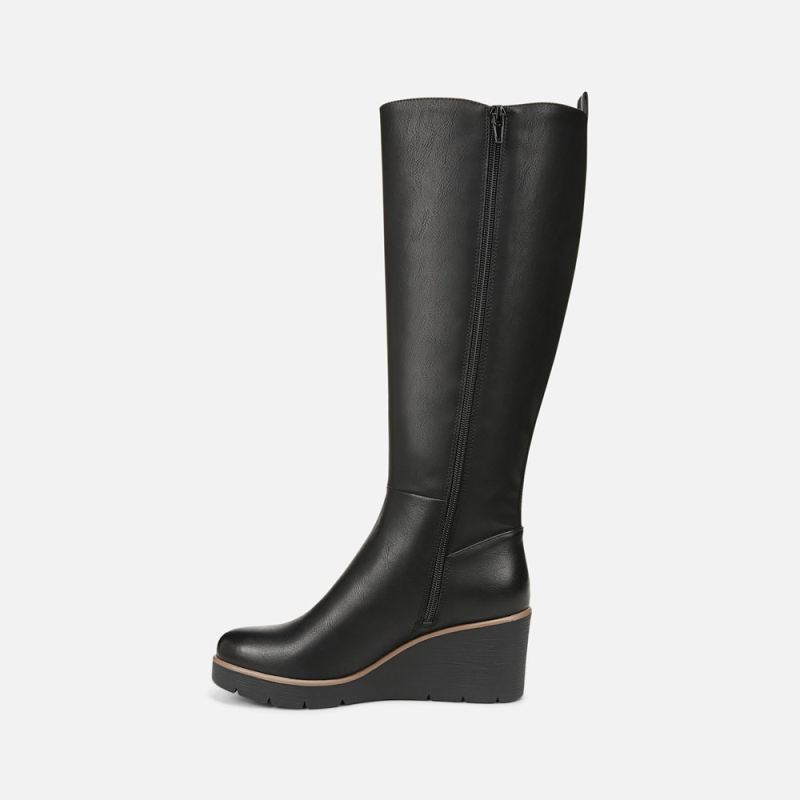 Naturalizer Women's SOUL Adrian Knee High Boot - Black Synthetic