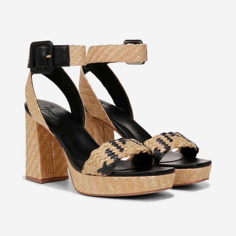Naturalizer Women's 27 EDIT Jaselle 2 Dress Sandal - Black Leather