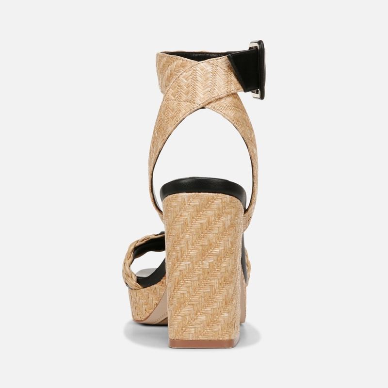 Naturalizer Women's 27 EDIT Jaselle 2 Dress Sandal - Black Leather