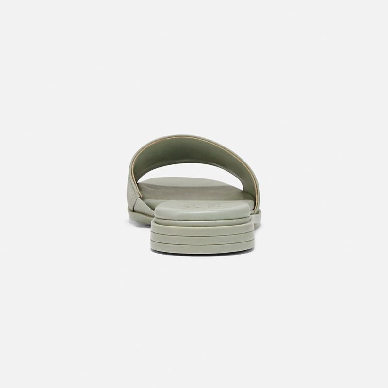 Naturalizer Women's Genevieve Slide Sandal - Pistachio Green Leather
