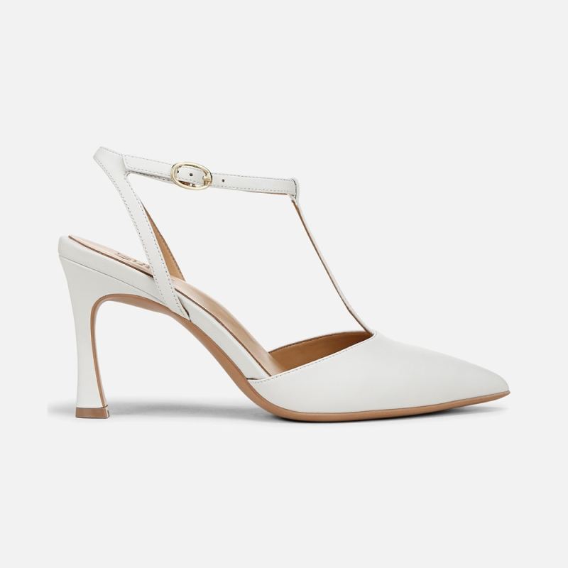 Naturalizer Women's Astrid Pump - White Leather