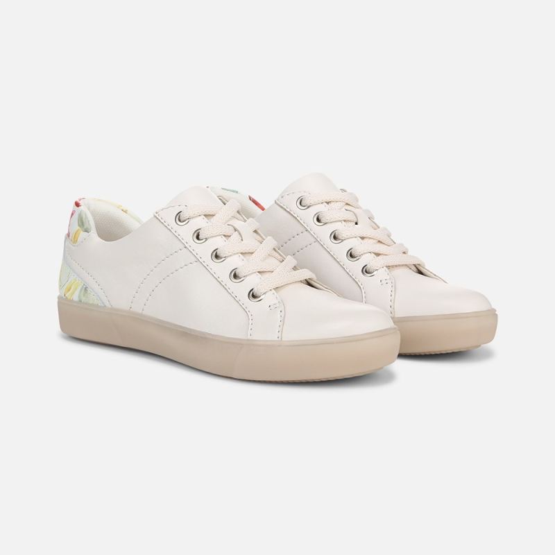 Naturalizer Women's Morrison Sneaker - Warm White / Floral Leather