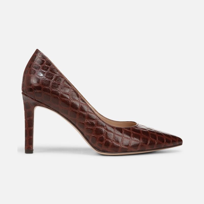 Naturalizer Women's 27 EDIT Adele Pump - Cappuccino Brown Leather